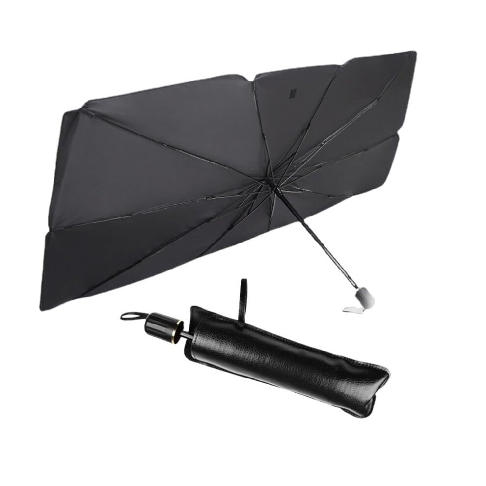 Car Sun Shade Umbrella Style Windshield Sunshade Foldable Heat Insulation Front Window Cover L 9199774743983