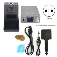 Hot Air Rework Station 2 In 1 With Fast Heating, Quickly Replaced Soldering Iron Tips Programmable Sleep Timer Auto Sleep Function ESD Safe Anti