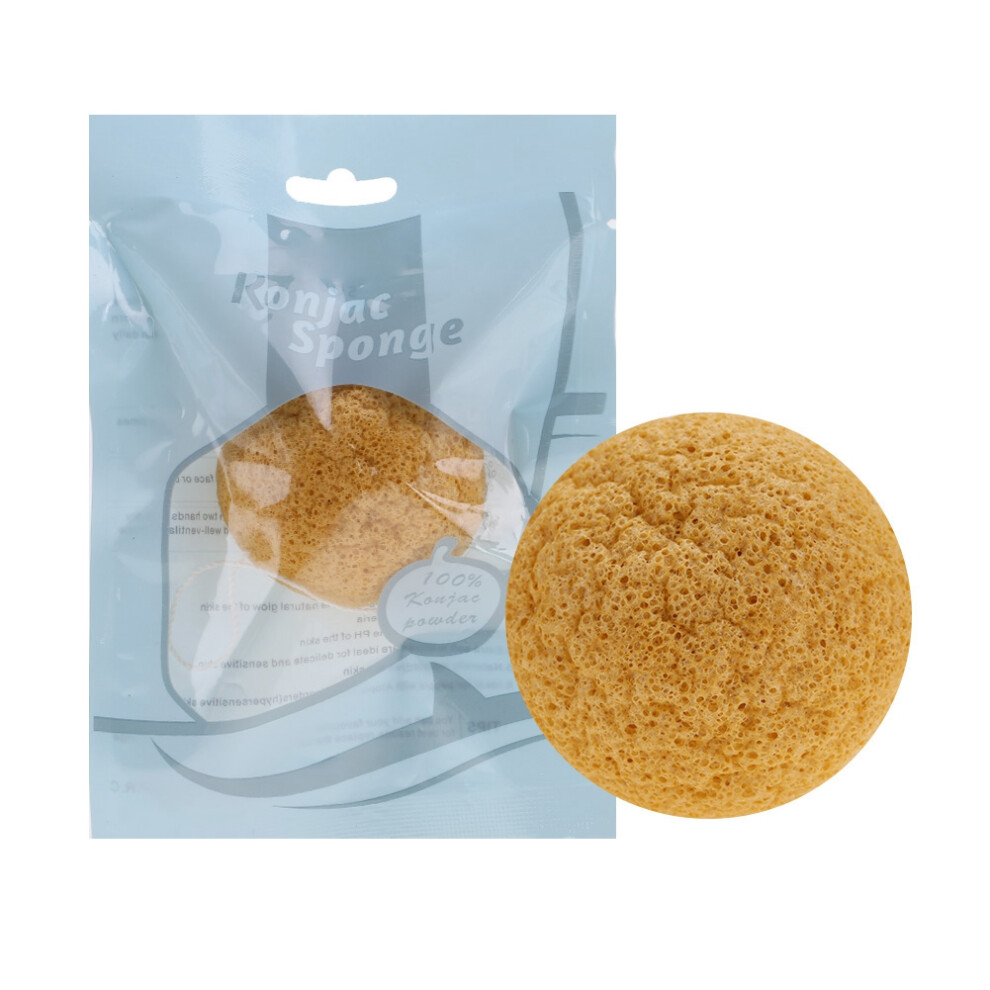 Biodegradable Body Sponge Eco-Friendly Exfoliation Konjac Root Skincare Sponge PH-Balanced Skincare Tool Natural Luxury Facial Exfoliator Gentle Clea