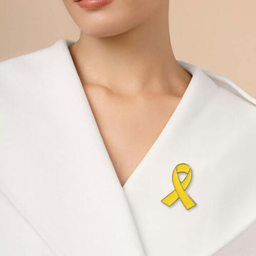 Unisex καρφίτσα πέτου για ευαισθητοποίηση, ασφαλής σύνδεση στο πίσω μέρος, δείξτε 1
