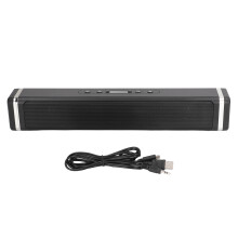 LOUD Sound Desk Speakers, Room Filling Audio for Desktop PC Laptop, Easy Clip Monitor Mount, Multi-Function Control for Convenient Use (Room Filling