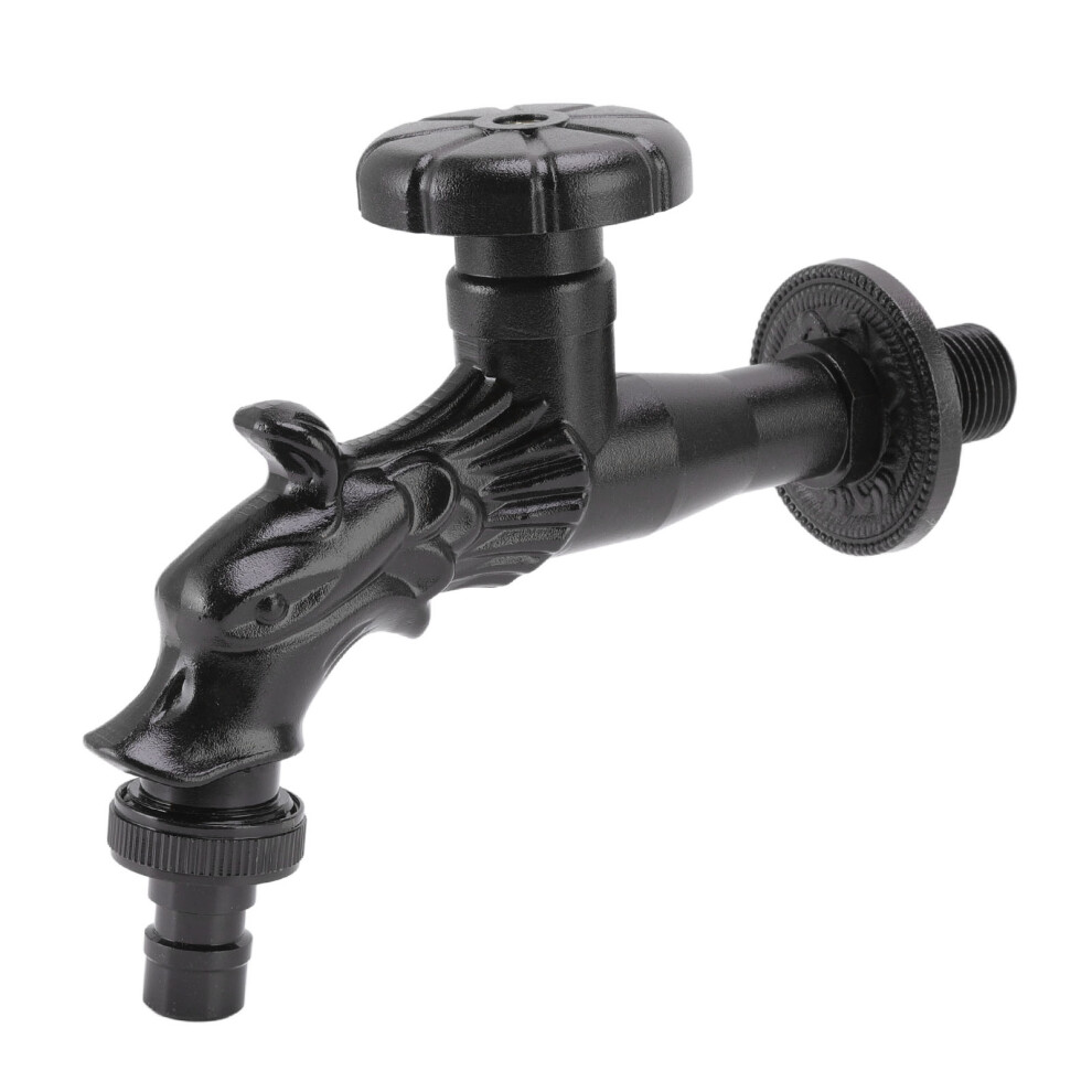 Elegant Antique Brass Design Faucet, Contemporary Pure Copper Wall-Mounted Tap For Bathroom, Laundry & Public Sink 9433291226995