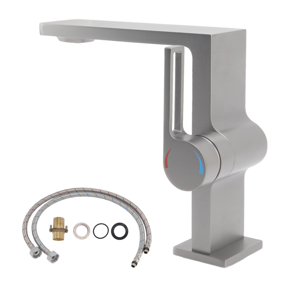 Elegant Bathroom Sink Faucet, Lead-Free Approved Solid Brass Construction Ensures Rust Resistance, Quick Installation And Water Savings For Your 9433291227046