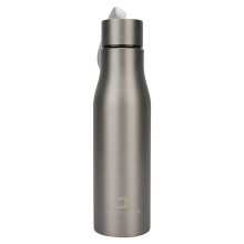 Ultraleichte Wasserflasche aus Titan, wiederverwendbare Edelstahl-Trinkflasche für Abenteuerreisen, isolierte Thermoskanne, perfekt für