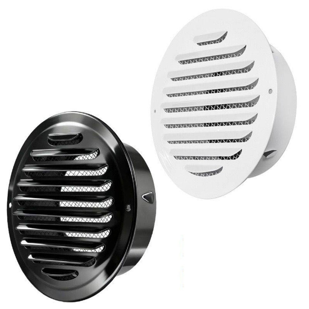 304 Stainless Steel Air Vent Cover 3 Inch, 45 Louvered Outdoor Wall Grill, Weatherproof 9094768983294