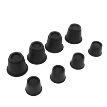 Elevadores de muebles con forma de patas de elefante, resistentes para la protección del suelo y problemas de movilidad, color elegante,