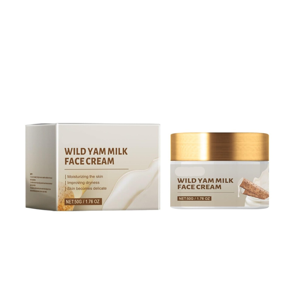 Wild Yam Cream 3PCS Deep Hydration AntiWrinkle SpotLightening for Sensitive Skin