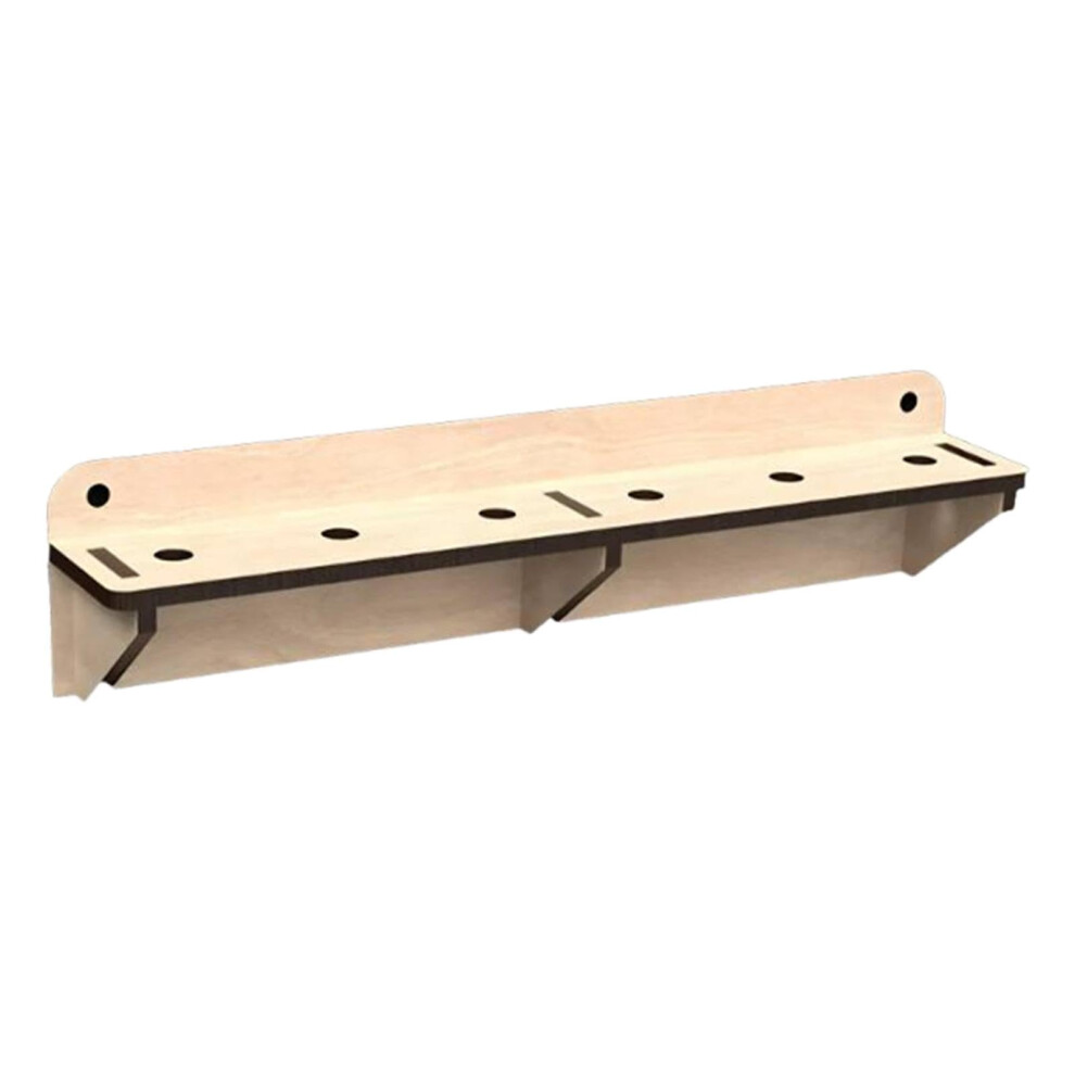 Screwdriver Holder Wooden Wall Mounted Tool Organizer With Multi Slots For Garage Or Workbench 9199774745529