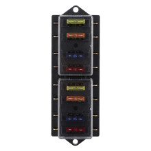 Universal 8 Fuse Box 12V 15A with Transparent Cover for Car Installations