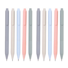 Stylo gel à pointe fine pour la prise de notes et la tenue d'un journal, pointe fine 0,5 mm, encre noire, stylo gel rétractable à écriture fluide