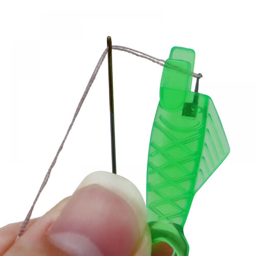 Automatic Needle Threader for Sewing Needles, Quick and Easy Threading Tool with Fish Design, Small Sewing Loop Device for Hand and Machine Needles, 1