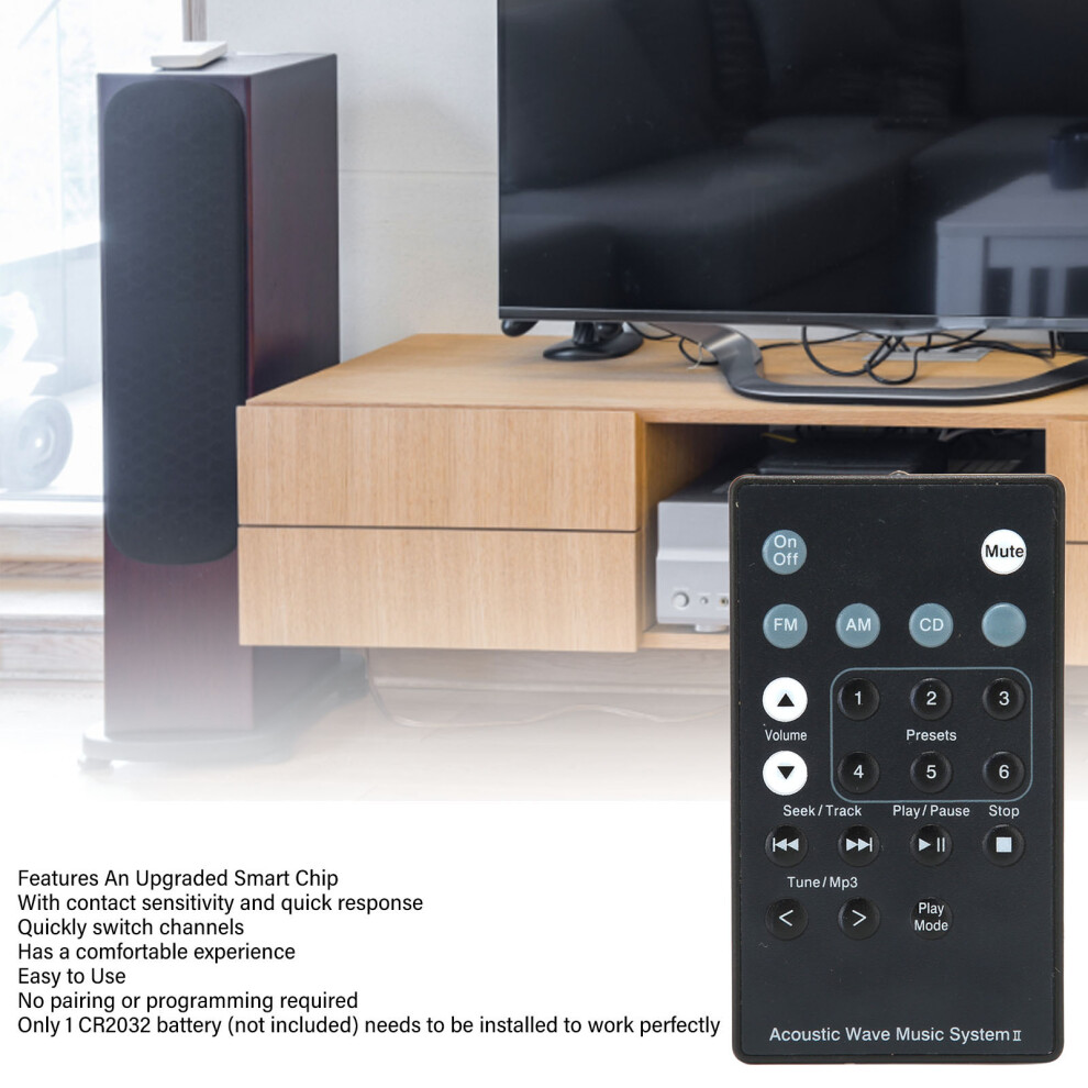 Functional Remotes For Entertainment Systems, Durable Built With Premium Finishes, Universal Replacement Remote Control For Various Devices 9138057372168