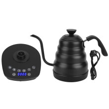 Svanehalskjele for kaffe og te med presise temperaturavlesninger, ideell for hjemmebaristaer som krever jevn helleytelse og