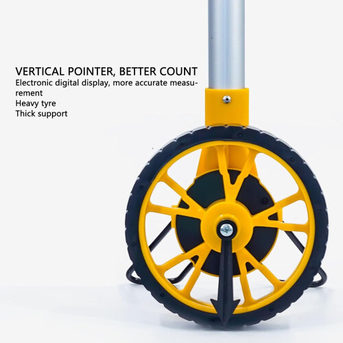 Digital Measuring Wheel with Backlit Display,  Precision, Metric/Imperial, Telescoping Handle 1