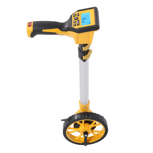 Digital Measuring Wheel with Backlit Display,  Precision, Metric/Imperial, Telescoping Handle