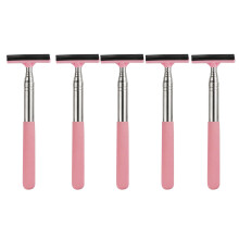 Practical Car Rearview Rain Squeegee, Retractable for-Pink