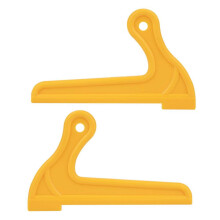 2Pcs V Type Table Saw Push Stick for Woodworking with Ergonomic Secure Grip and Visibility