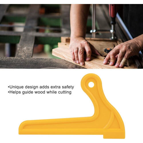 2Pcs V Type Table Saw Push Stick for Woodworking with Ergonomic Secure Grip and  Visibility 1