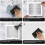 10 Pack 4x4 Inch Self Adhesive Drywall  Patch Kit for Quick Wall and Ceiling Fix 4