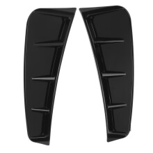 ABS Side Vent Trim Cover Car Decor Enhancing Engine Bay Airflow Sporty Style No Painting Required Easy To Install Deluxe And Elegant Sense