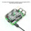 For Raspberry Pi 4B Dual Cooling Fan Radiator Module with LED Light Cooling Fan Expansion Board for Raspberry Pi 4B 3