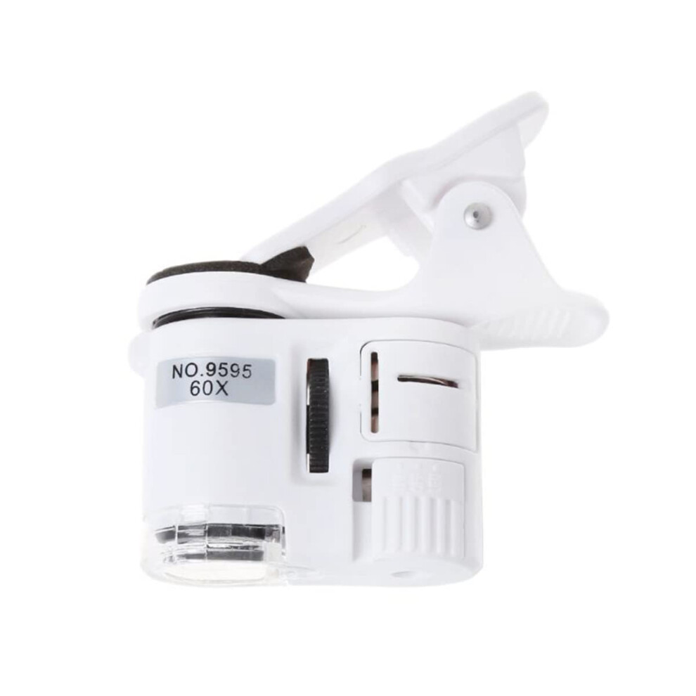 Microscope Accessories Kit 60X Magnification Smartphone Microscope With Led Magnifier And Slidepreparation Camera 9187378505137
