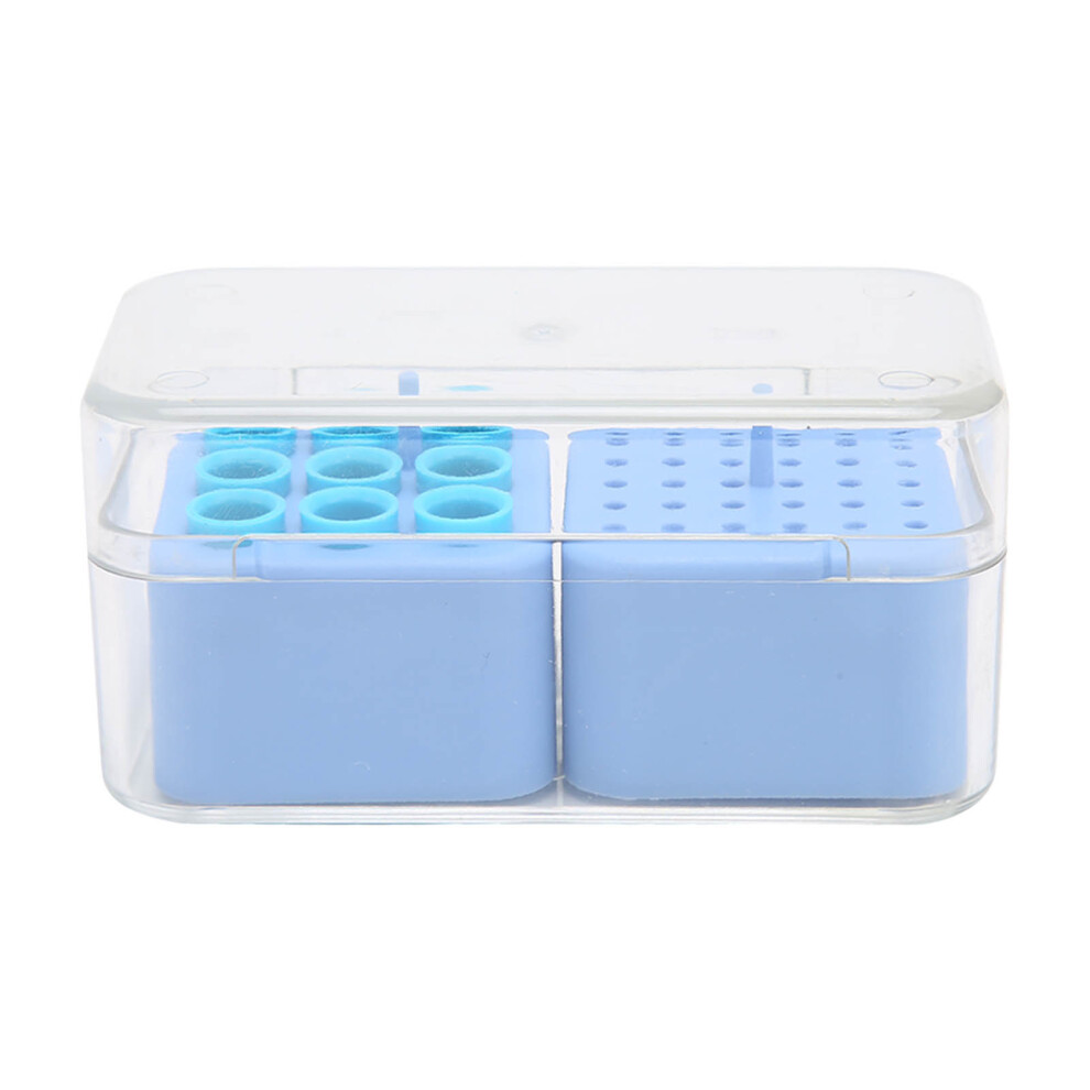 Heavy-Duty Plastic Material, Cantilever Trays Fixed Dividers: Multi Holes Plastic Storage Container For Office And School Supplies