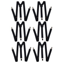 Suspenders For Men And Women, Adjustable Size Y Shape Suspenders With Industrial Strength Metal Clips, Premium Quality Elastic Unisex Costume Suspende