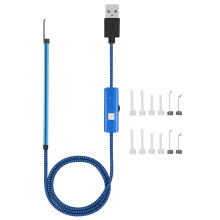 Endoscopic Camera For Ear Wax Removal, Magnetic Charging Cable With Rotating Design For Flexible Positioning, Wide Application In Ear, Nose, And