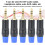 Stage Lighting Compatibility Audio Cable with Studio Harmonizers Compatibility, Durable Audio Cable for Stable Connection in Professional Stage Equipm 6
