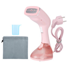 Powerful Handheld Clothes Steamer Ceramic Heater Rapid Warmth For Wrinkles Removal, Ultra Quiet Space Heater With Stainless Steel Panel Portable