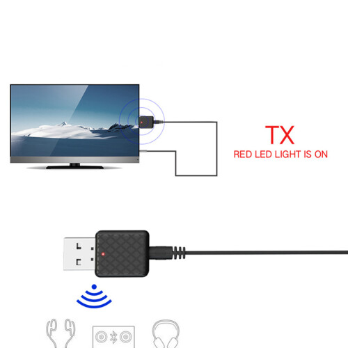 Ασύρματος πομπός για RCA AUX σε Bluetooth, δέκτης πομπού Bluetooth με χαμηλή καθυστέρηση για 2