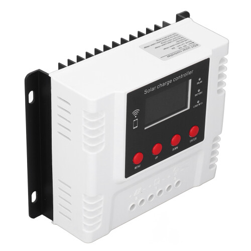 Advanced Solar Control Solution, Industrial Grade PWM Solar Charge Controller with Battery Temperature Detection and Intelligent 3-Stage Charging for 2