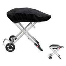 Grillöverdrag för Weber Traveller gasgrill 210D Oxford grillöverdrag med justerbara remmar regntät UV-resistent