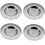 Bouchon d'évier de cuisine en acier inoxydable (lot de 4), passoire d'évier 1