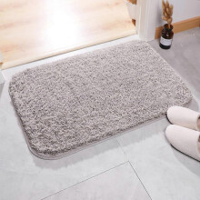 Halkfri badrumsmatta, absorberande badrumsmatta (grå)