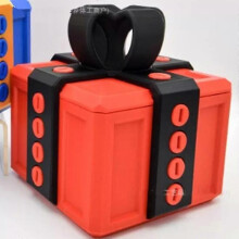 Irritante 3D-cadeauverpakking met schroeven, irritante cadeauverpakking met draaibare opbergruimte