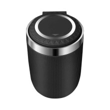 Cendrier de voiture amovible avec couvercle et éclairage LED, pour cigarettes et cigares, porte-gobelet.