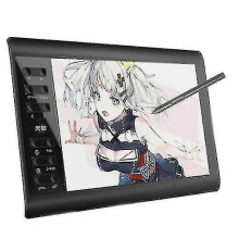 Stor 10x6 tommer digital tegnetablet skitseblok med pen