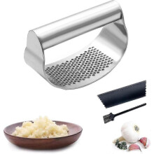 Presse-ail à bascule, support à ail, coupe-ail, presse-ail en acier inoxydable, broyeur, ustensiles de cuisine, accessoires de cuisine