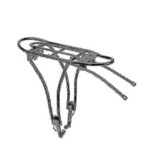 Bagageiro traseiro para bicicleta, bagageiro em liga de alumínio, suporte para bolsa de selim para bicicleta.