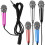 Lot de 5 mini-microphones portables pour téléphone 5