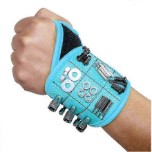 Magnetische polsband met supersterke magneten voor het vasthouden van schroeven, spijkers, enz.