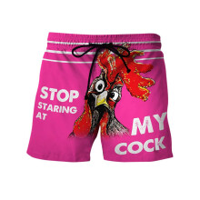Mens Boxers Funny Printed Underwear Boxer Trunks Shorts For Men Hot Pink 5XL Birthday Party Xmas