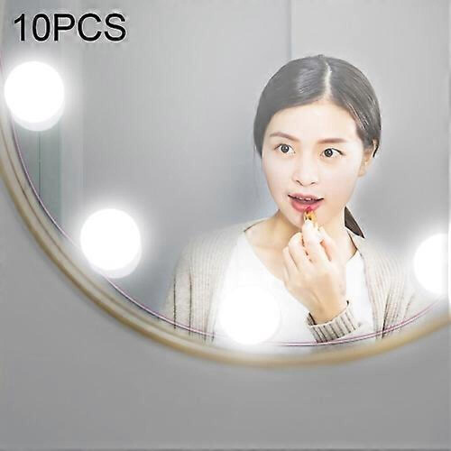 10 PCS 10W Multi-Level Adjust Brightness White Light Makeup Mirror Vanity LED Light Bulb
