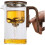 Bule de vidro com separador de 600ml, bule com infusor, bule de vidro com coador. 2