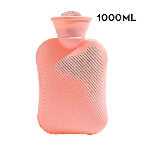500/1000ml χοντρά μπουκάλια ζεστού νερού φορητά καουτσούκ χειμωνιάτικη ζεσ