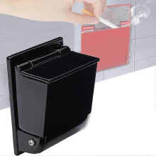 Cendrier mural, petit cendrier mural d'extérieur avec joint pliable, facile à nettoyer et à aspirer