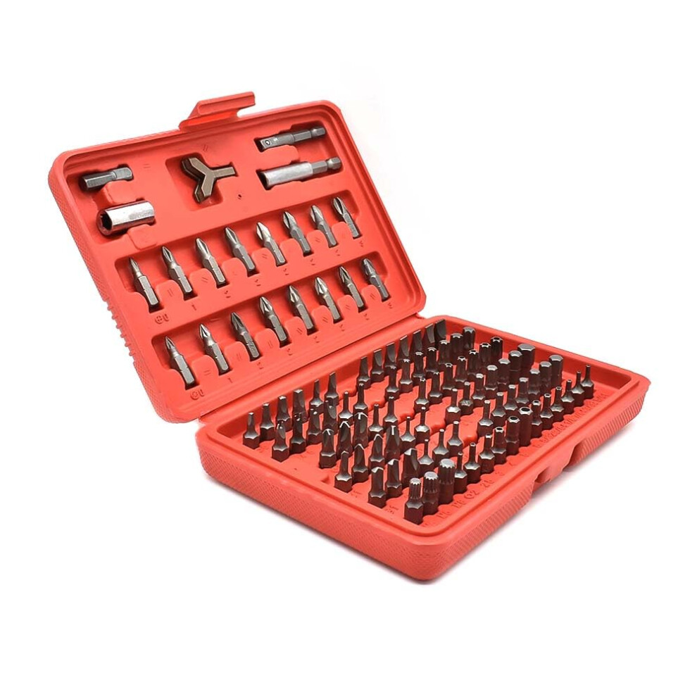 100 Piece Security Bit Set With Precision Tips, Tamper Proof Access And Durable Chrome Vanadium 9199774749923