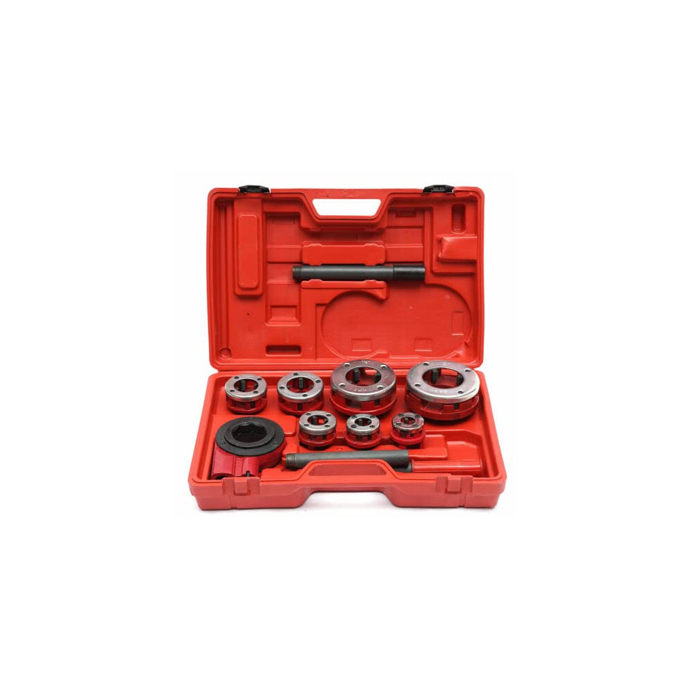 Ratchet Pipe Threader Kit 3/8' To 2' Bspt Manual Threading Tool Set With Ergonomic Long Handle 9199774750059